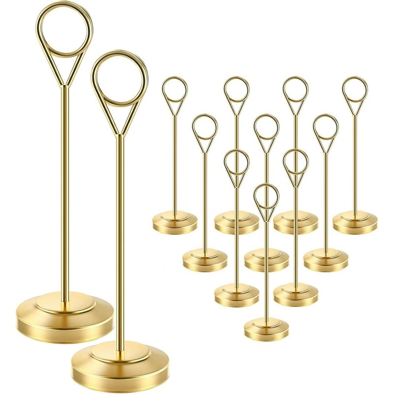 Table Number Gold - [NEWA64Z!】 Sturdy Photo Picture Holders With