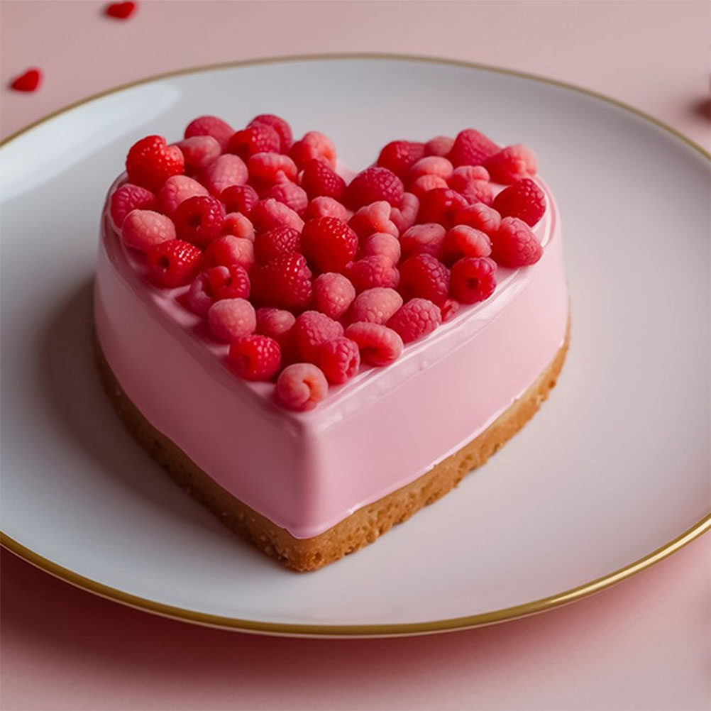 Wedding Cake Supply - 4Pcs Heart Foam Cake Dummy Cake