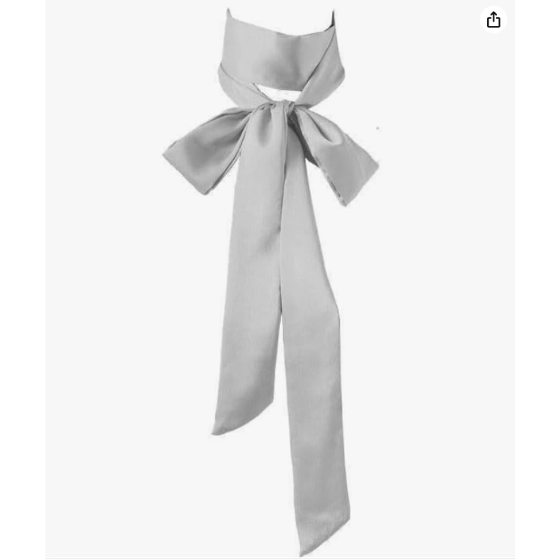 Bridal Sash Ribbon - Long Thin Skinny Scarf Satin Neckerchief