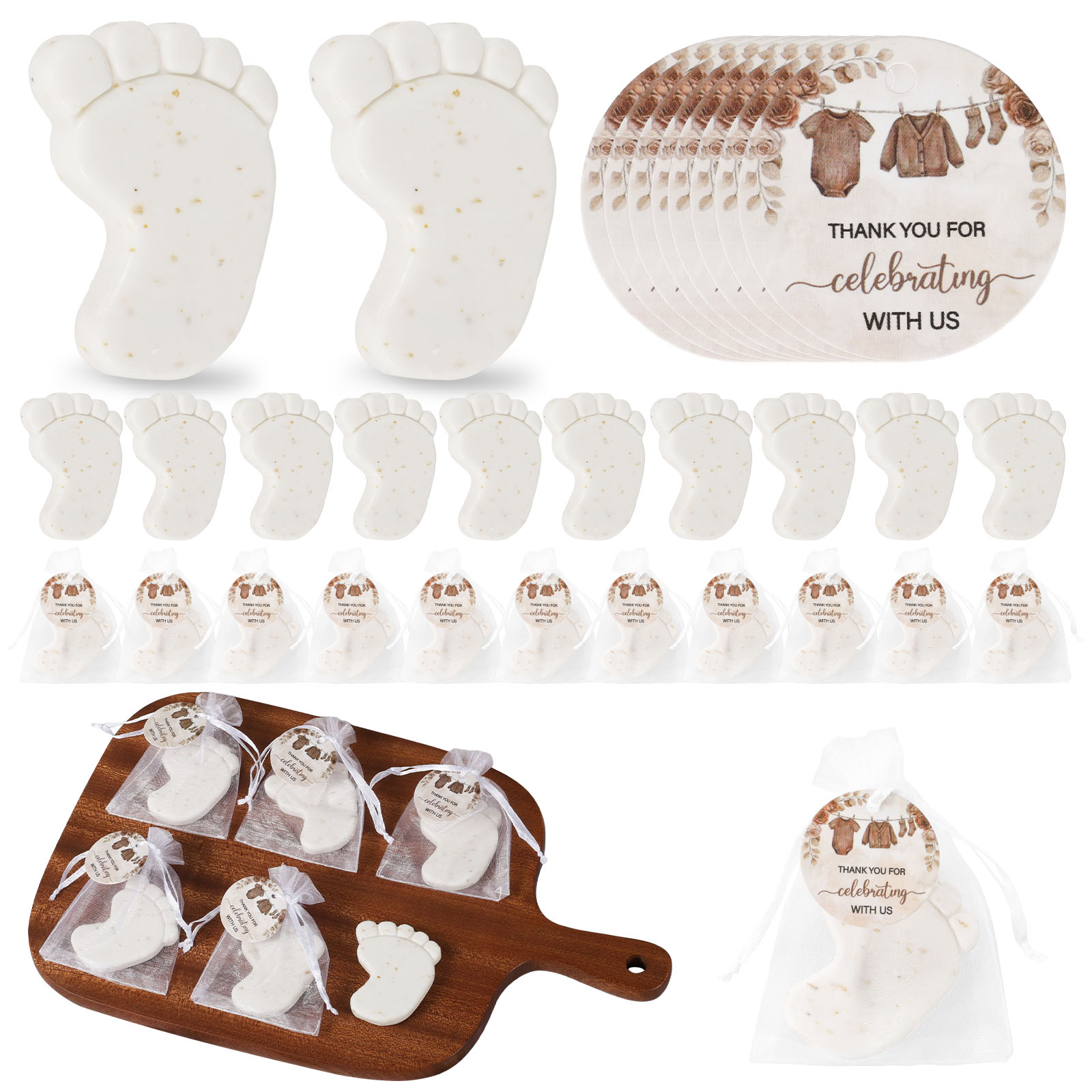 Wedding Fountain - 50Set Baby Shower Soap Favors for