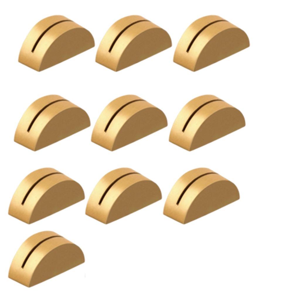 Table Number Gold - Natural Pine Wood Table Number Stands