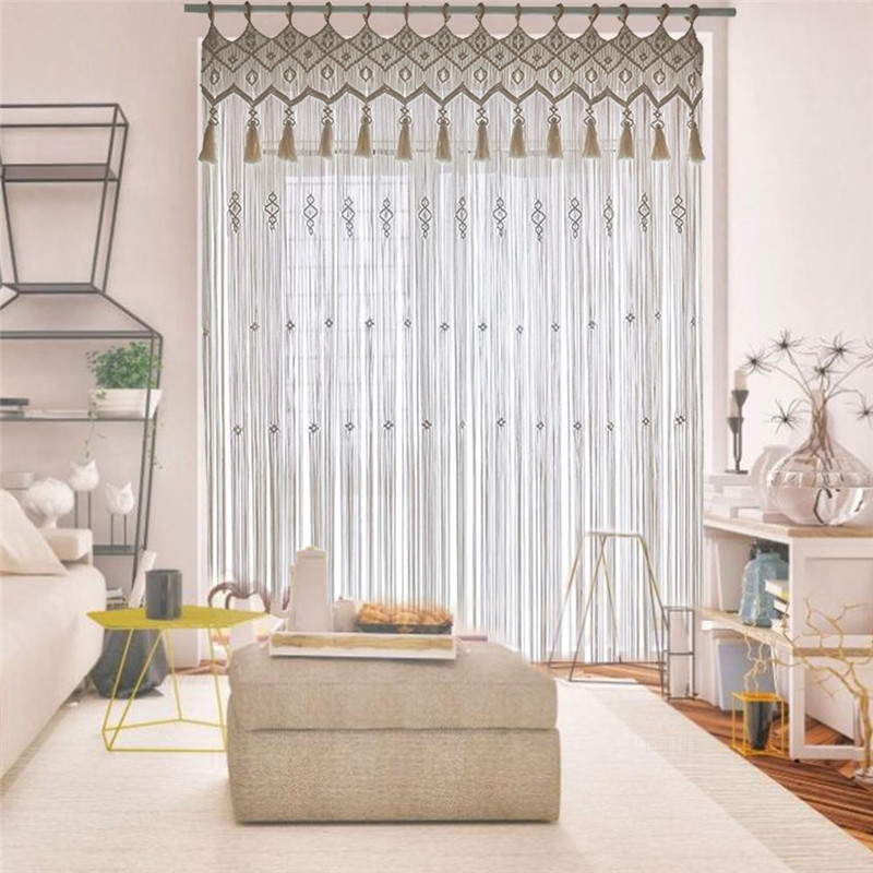 Hand-woven Macrame Cotton Door - огляд і ціна Wedding Backdrop Curtain