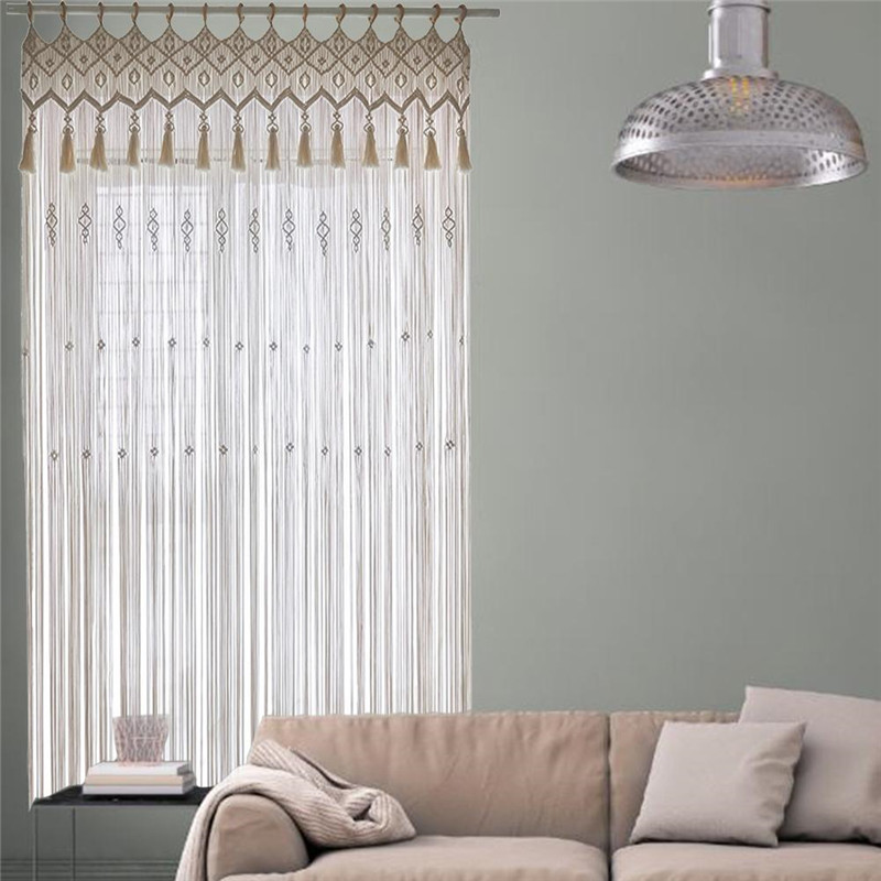 Hand-woven Macrame Cotton Door - огляд і ціна Wedding Backdrop Curtain