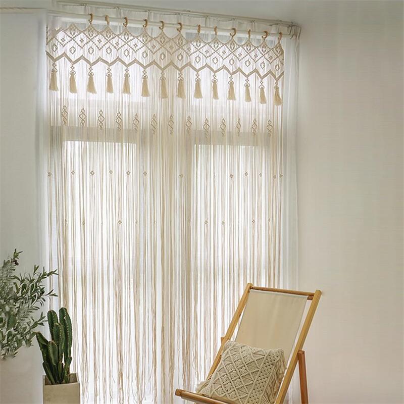 Hand-woven Macrame Cotton Door - огляд і ціна Wedding Backdrop Curtain