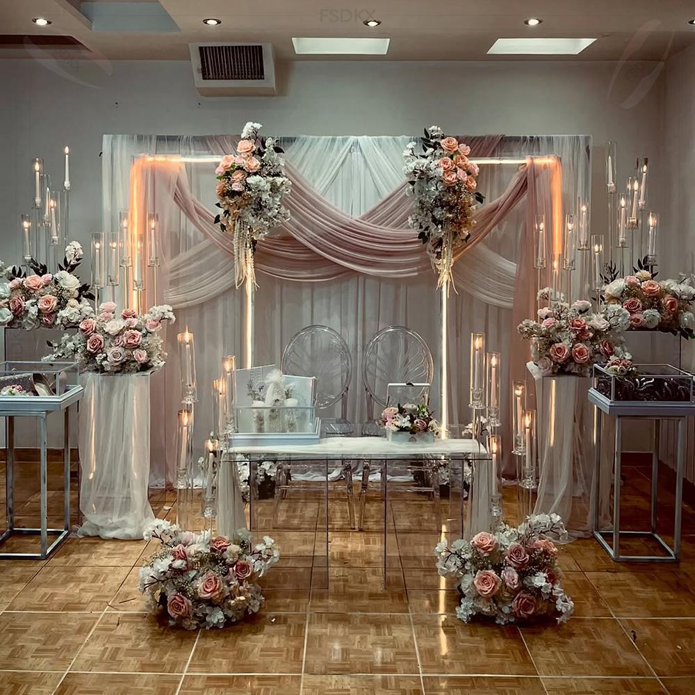 Wholesale Luxury Customized Me - огляд і ціна Wedding Backdrop Curtain