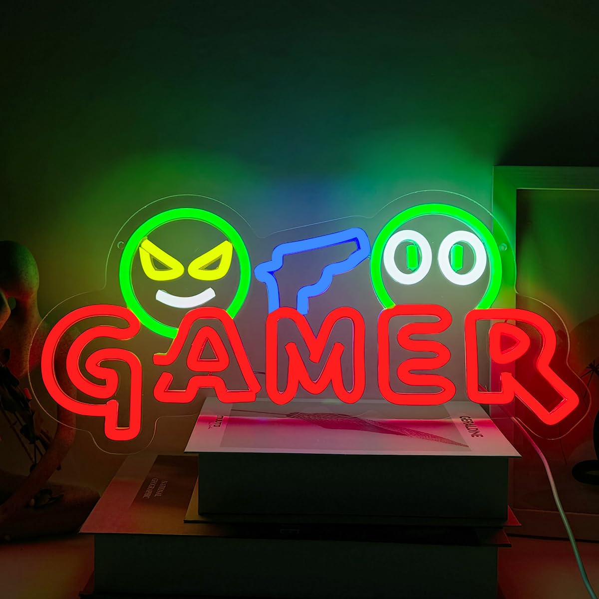 Gamer Neon Sign LED Wall Light - огляд і ціна Wedding Zone