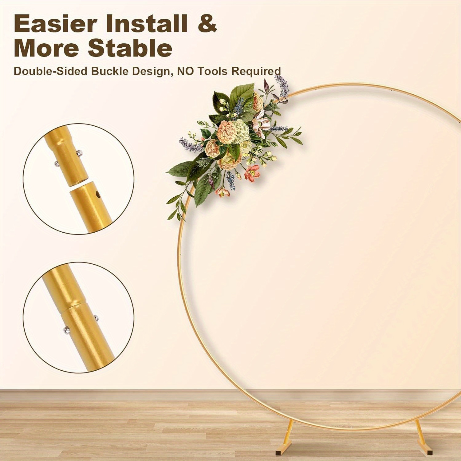 5.9-6.6-7FT Metal Circular Bal - огляд і ціна Wedding Balloon Arch