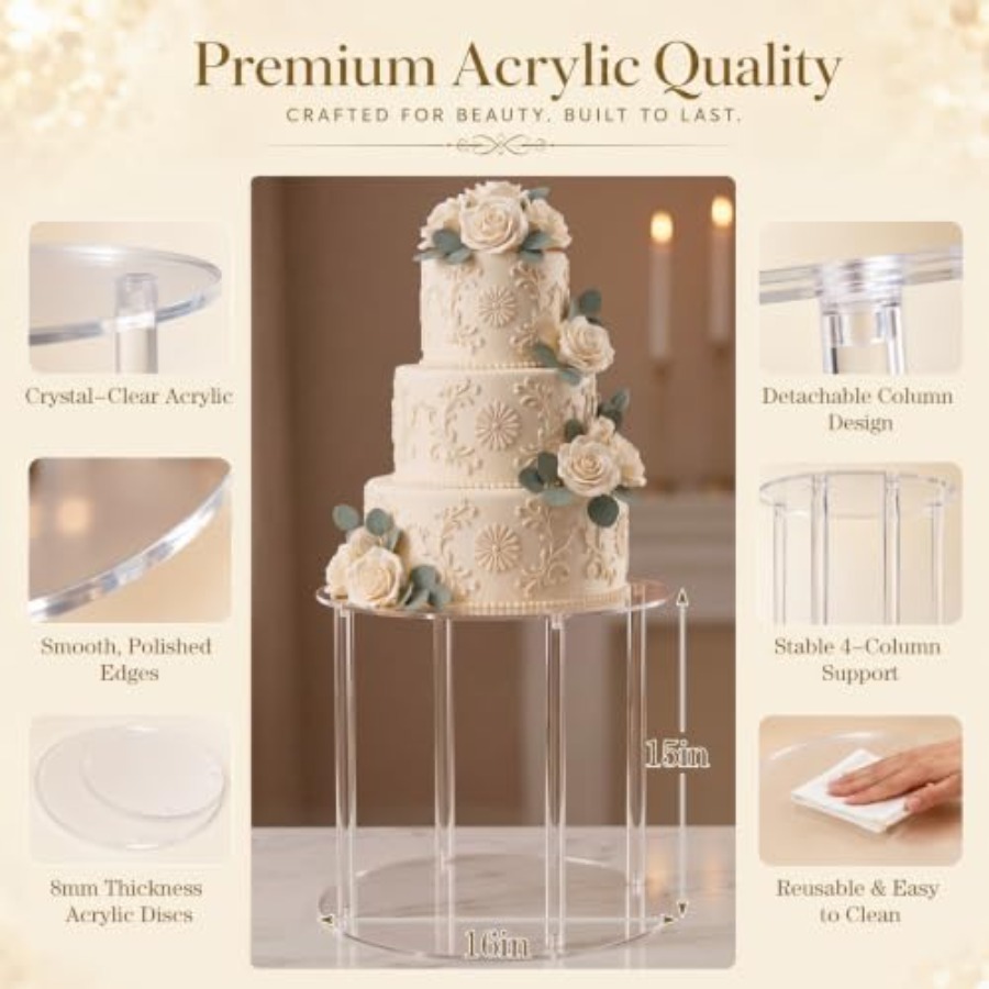 16 Inch Acrylic Fountain Separ - огляд і ціна Wedding Fountain