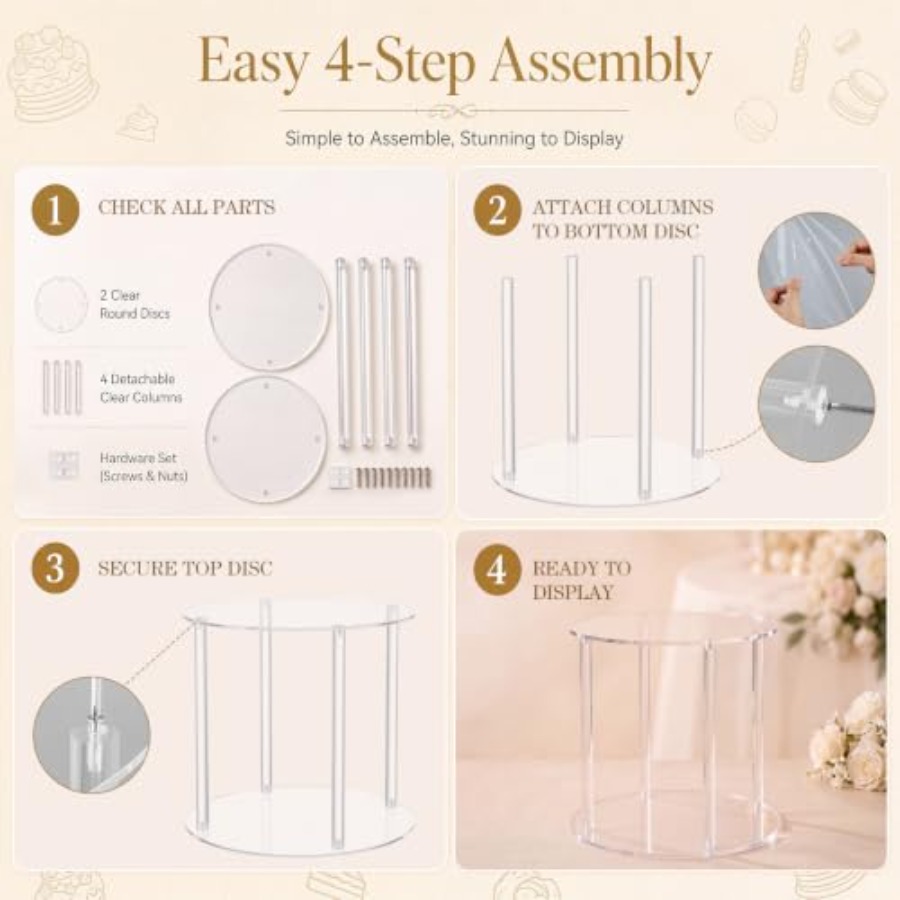 16 Inch Acrylic Fountain Separ - огляд і ціна Wedding Fountain