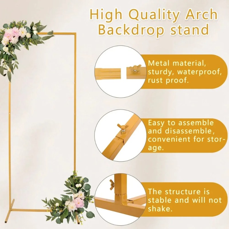 Wedding Arch 6.6FT X 6.6FT Squ - огляд і ціна Wedding Balloon Arch