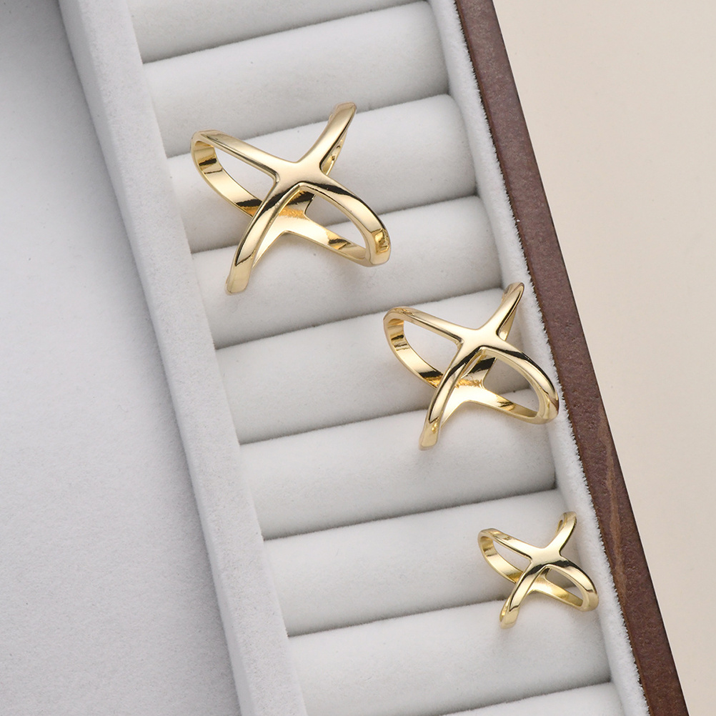 3pcs X Shaped Alloy Scarf Ring - огляд і ціна Wedding Zone