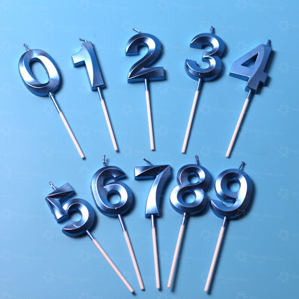 Blue Opera House Candles Numbe - огляд і ціна Wedding Cake Supply