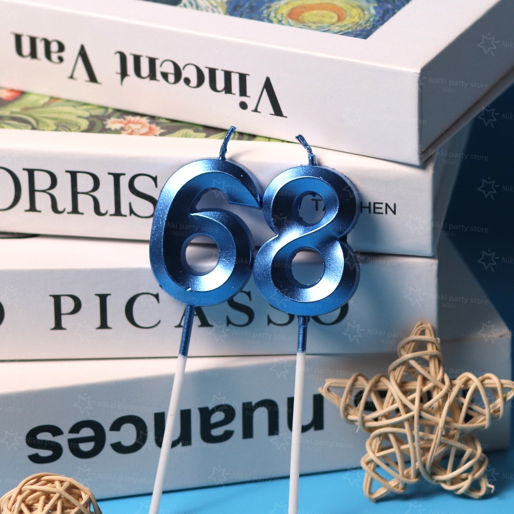 Blue Opera House Candles Numbe - огляд і ціна Wedding Cake Supply