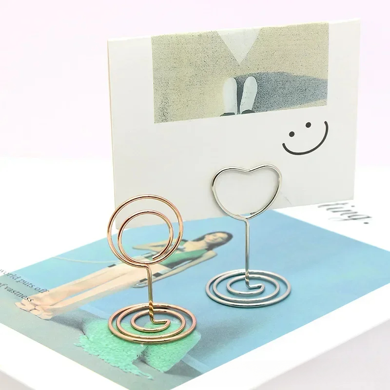 10PCS Metal Place Card Holders - огляд і ціна Table Number Gold