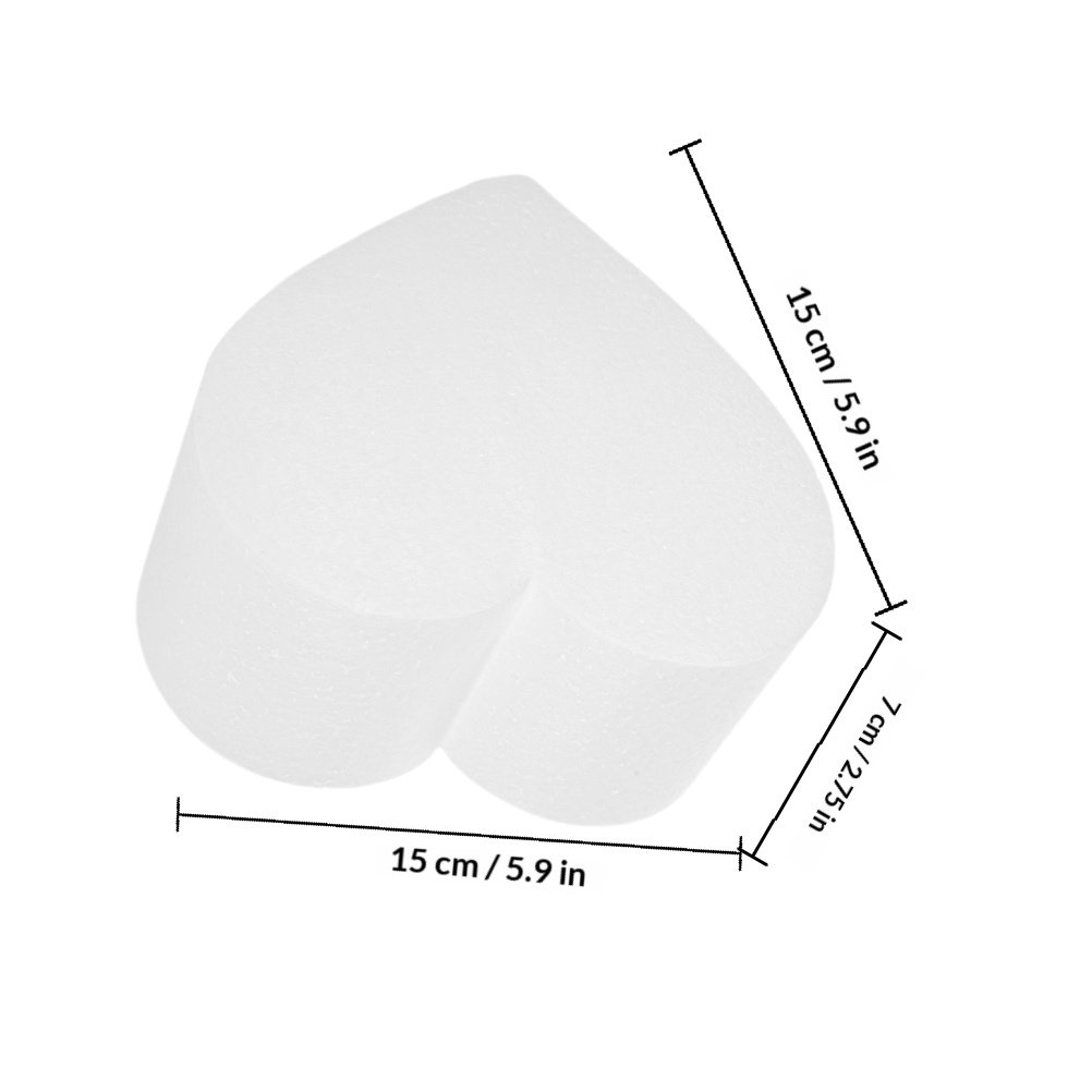 4Pcs Heart Foam Cake Dummy Cak - огляд і ціна Wedding Cake Supply