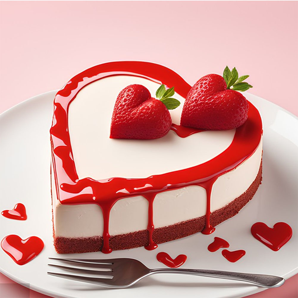 4Pcs Heart Foam Cake Dummy Cak - огляд і ціна Wedding Cake Supply