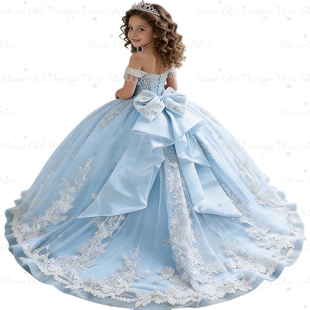 Princess Pageant Dress With Tr - огляд і ціна Bridal Sash Ribbon
