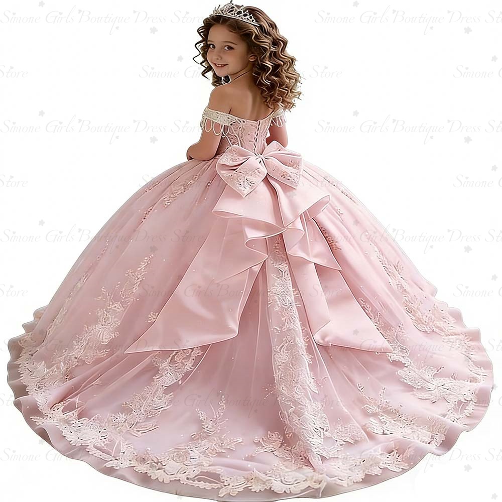 Princess Pageant Dress With Tr - огляд і ціна Bridal Sash Ribbon