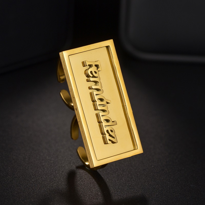 Fashion Custom Name Rings Stai - огляд і ціна Wedding Zone