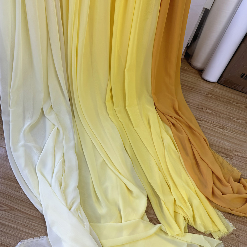 White Yellow Chiffon Fabric Br - огляд і ціна Wedding Backdrop Curtain