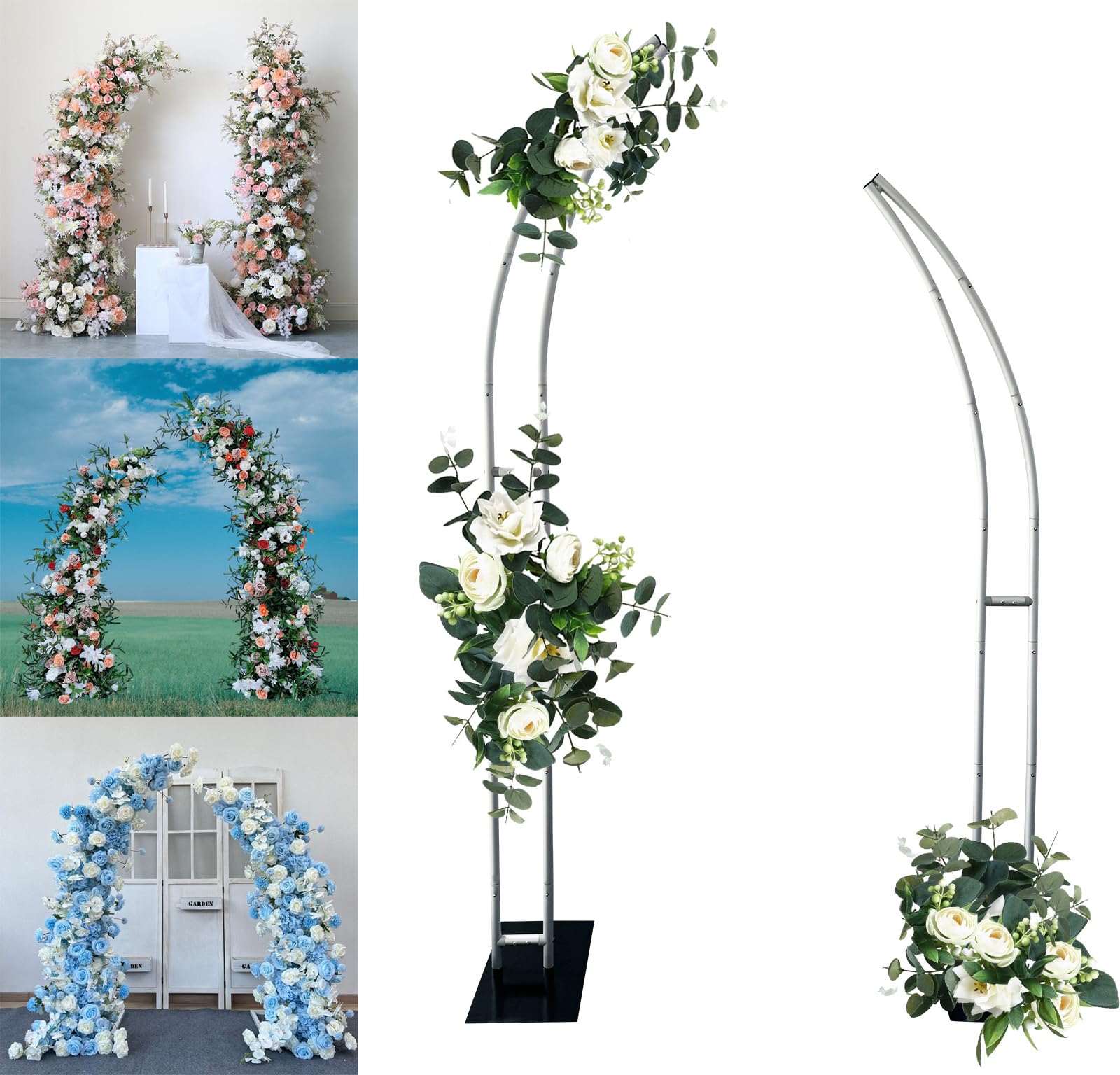 Half Arch Balloon Stand, Flowe - огляд і ціна Wedding Balloon Arch