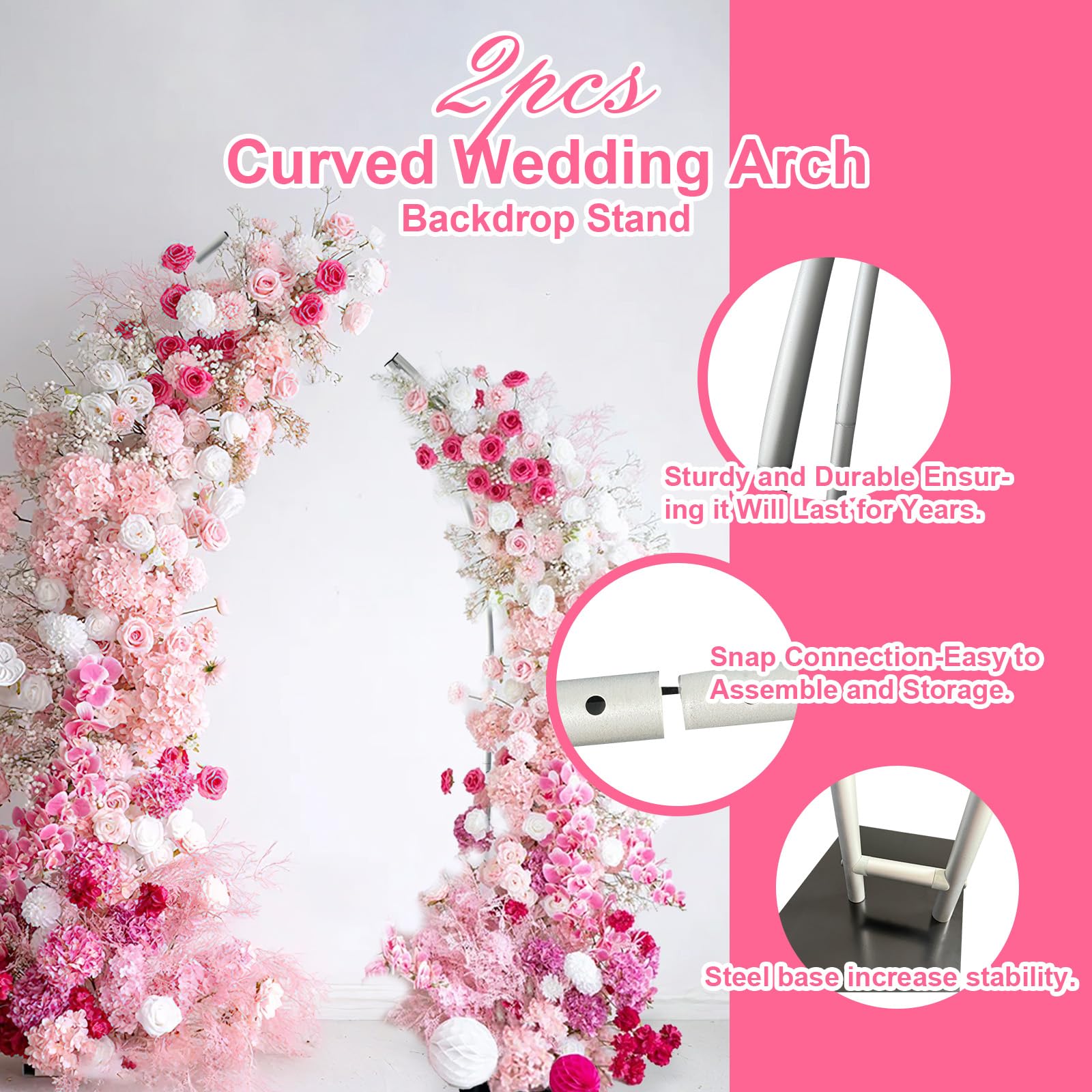 Half Arch Balloon Stand, Flowe - огляд і ціна Wedding Balloon Arch
