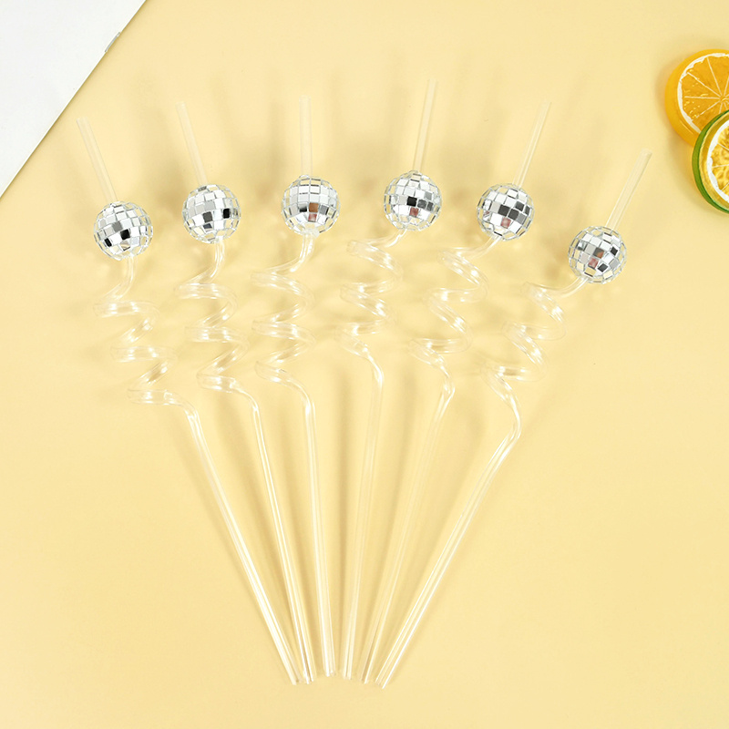 6pcs Mirror Disco Ball Straws  - огляд і ціна Wedding Fountain
