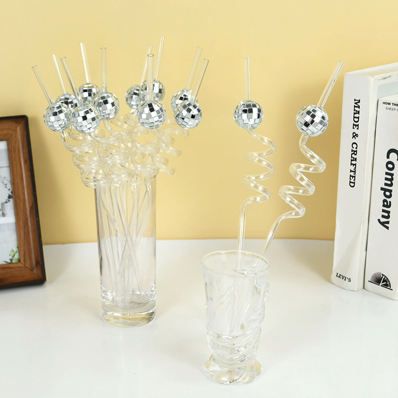 6pcs Mirror Disco Ball Straws  - огляд і ціна Wedding Fountain