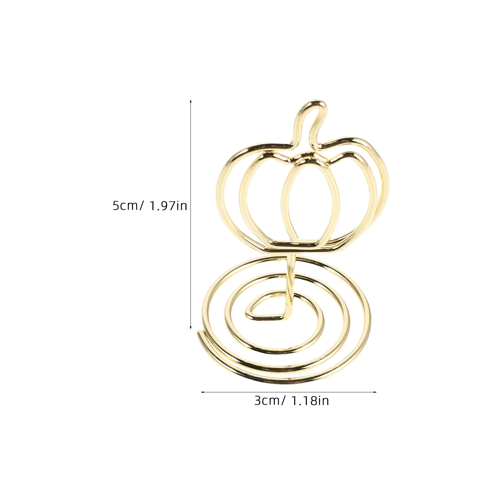 12Pcs Pumpkin Table Card Holde - огляд і ціна Table Number Gold