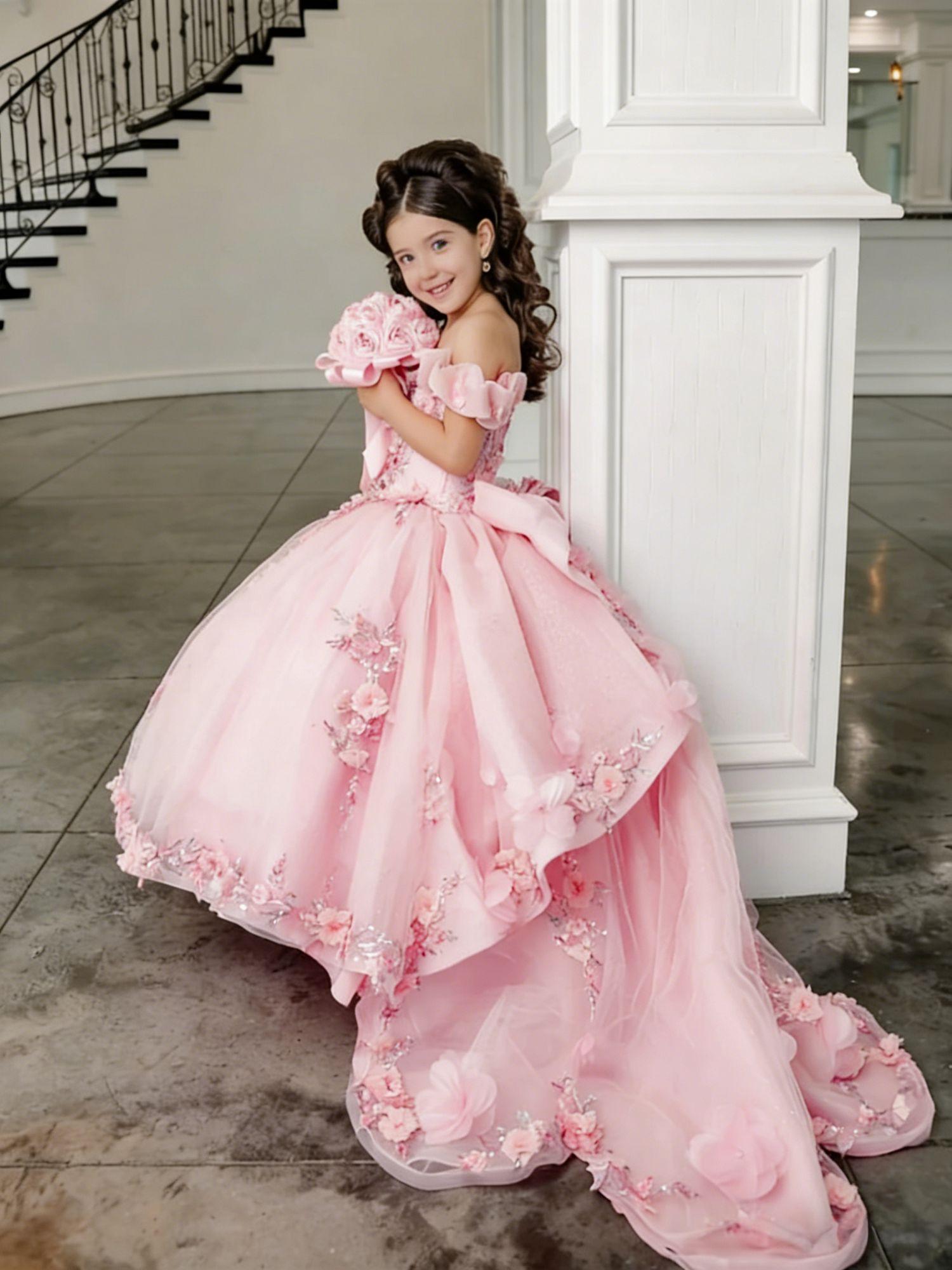 Girl Gown Flower Girl Dress fo - огляд і ціна Bridal Sash Ribbon