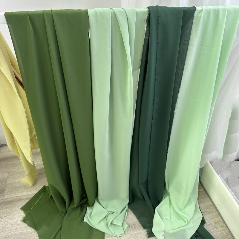 Olive Avocado Green Chiffon Fa - огляд і ціна Wedding Backdrop Curtain
