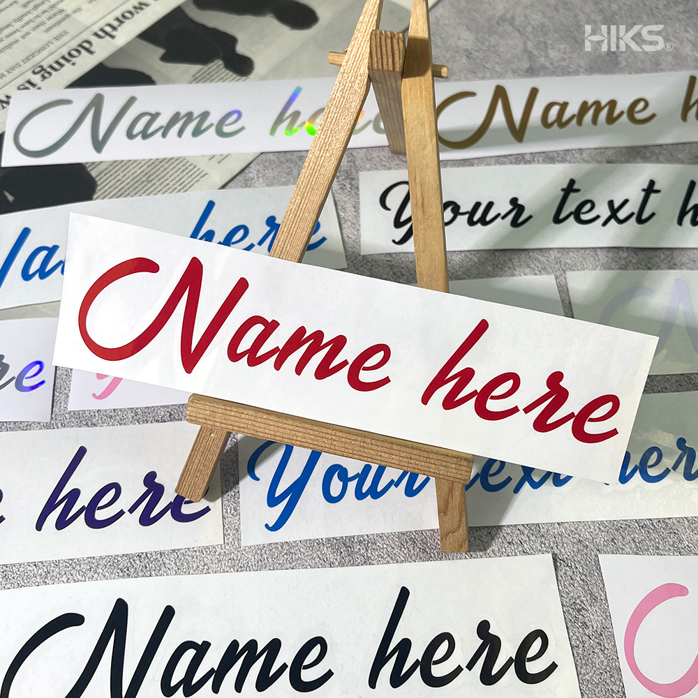 2PCS Custom Cursive Name Vinyl - огляд і ціна Wedding Shop