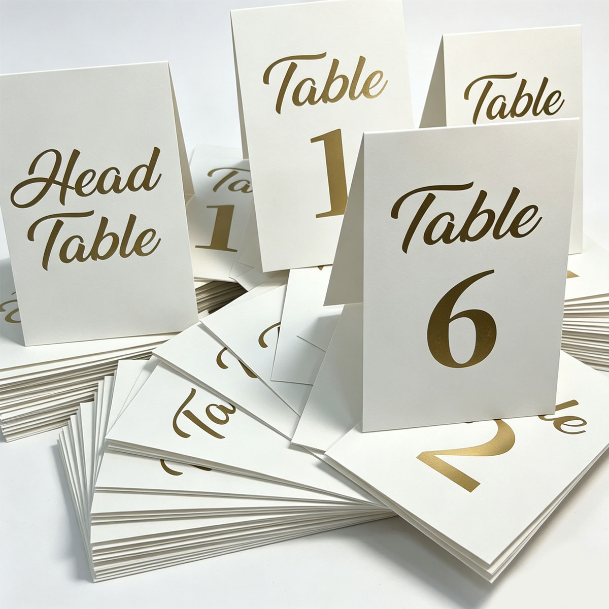 1set Gold Foil Wedding Table N - огляд і ціна Table Number Gold