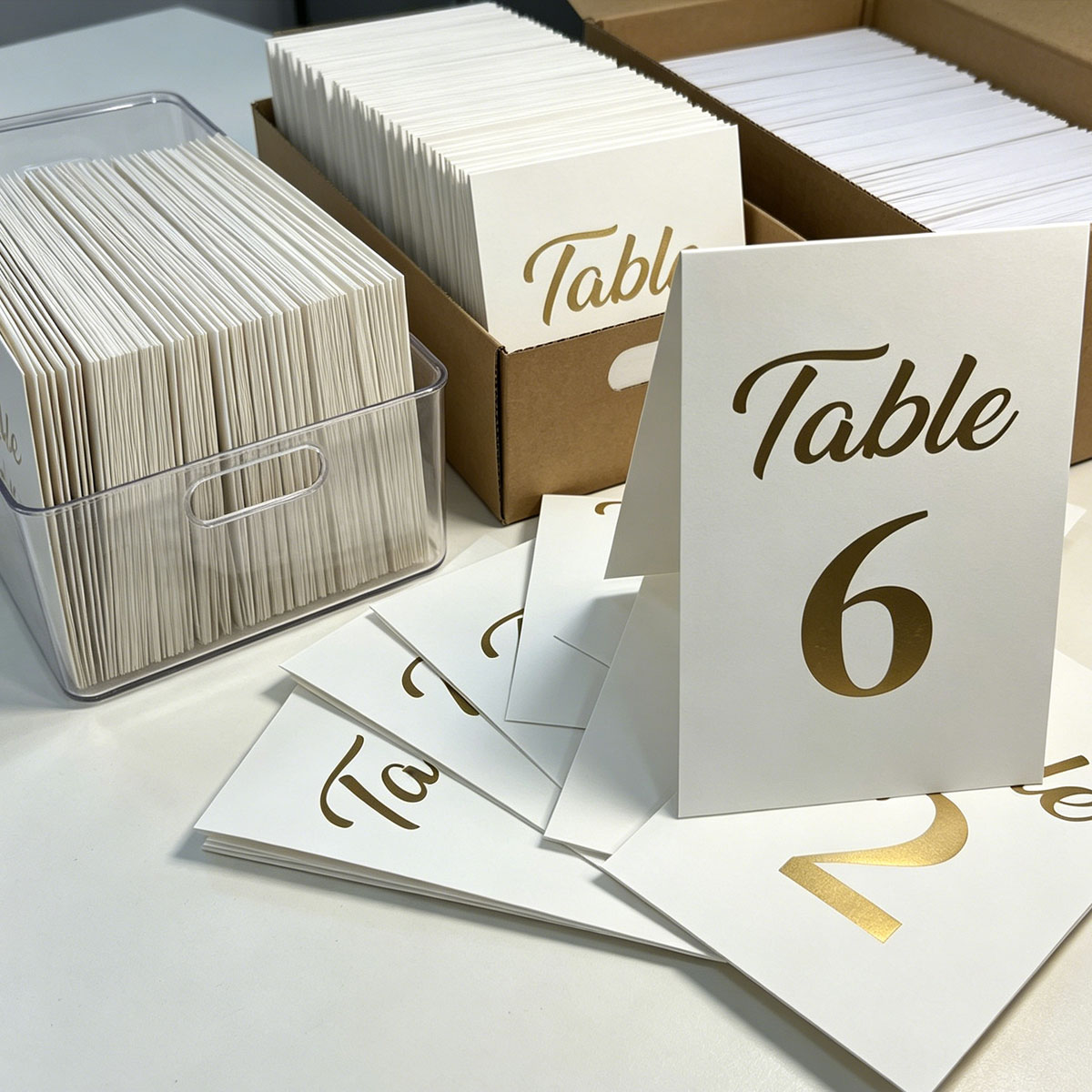 1set Gold Foil Wedding Table N - огляд і ціна Table Number Gold
