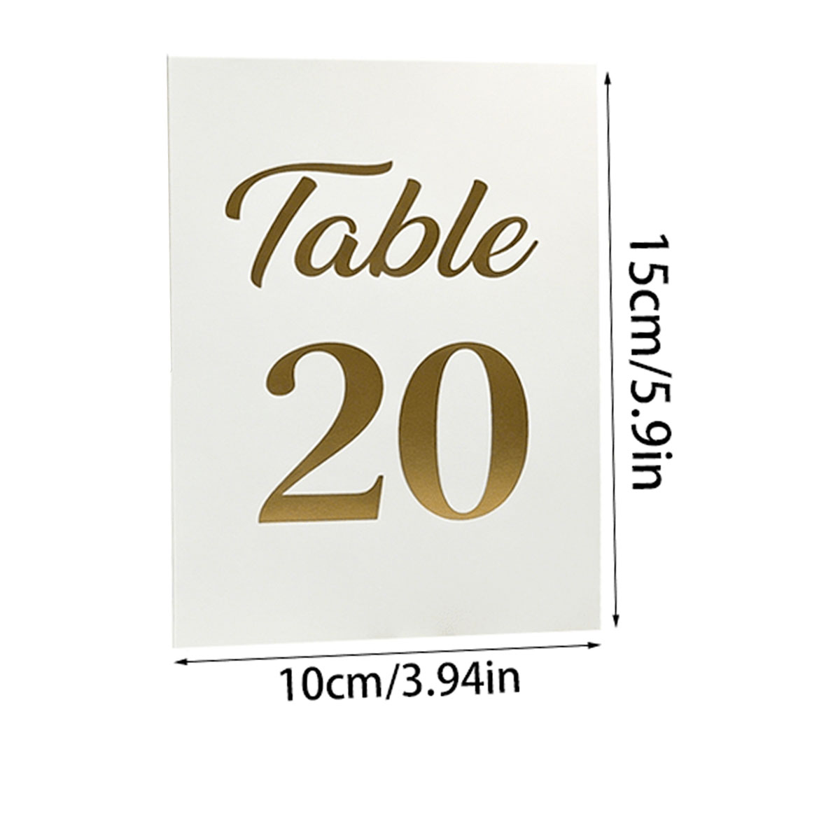 1set Gold Foil Wedding Table N - огляд і ціна Table Number Gold