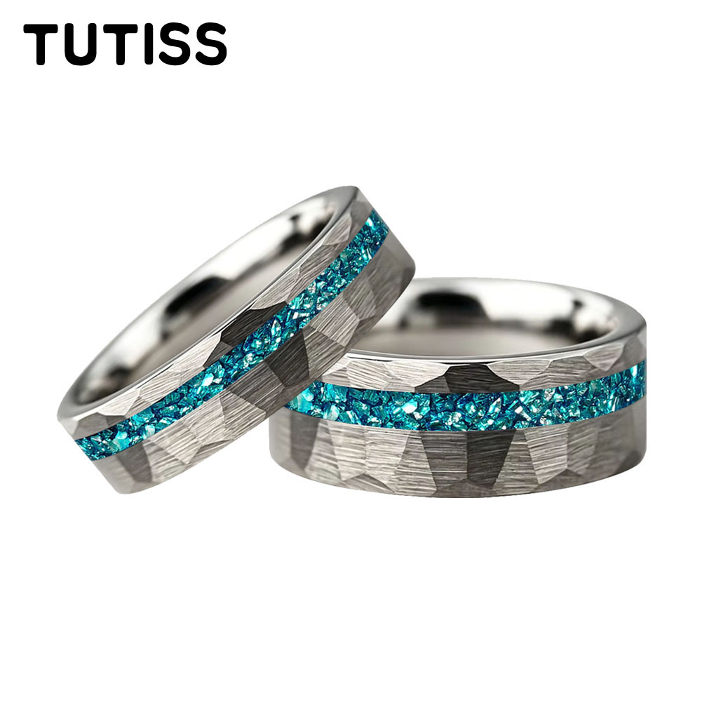 TUTISS 6/8mm Hammered Offset G - огляд і ціна Wedding Zone