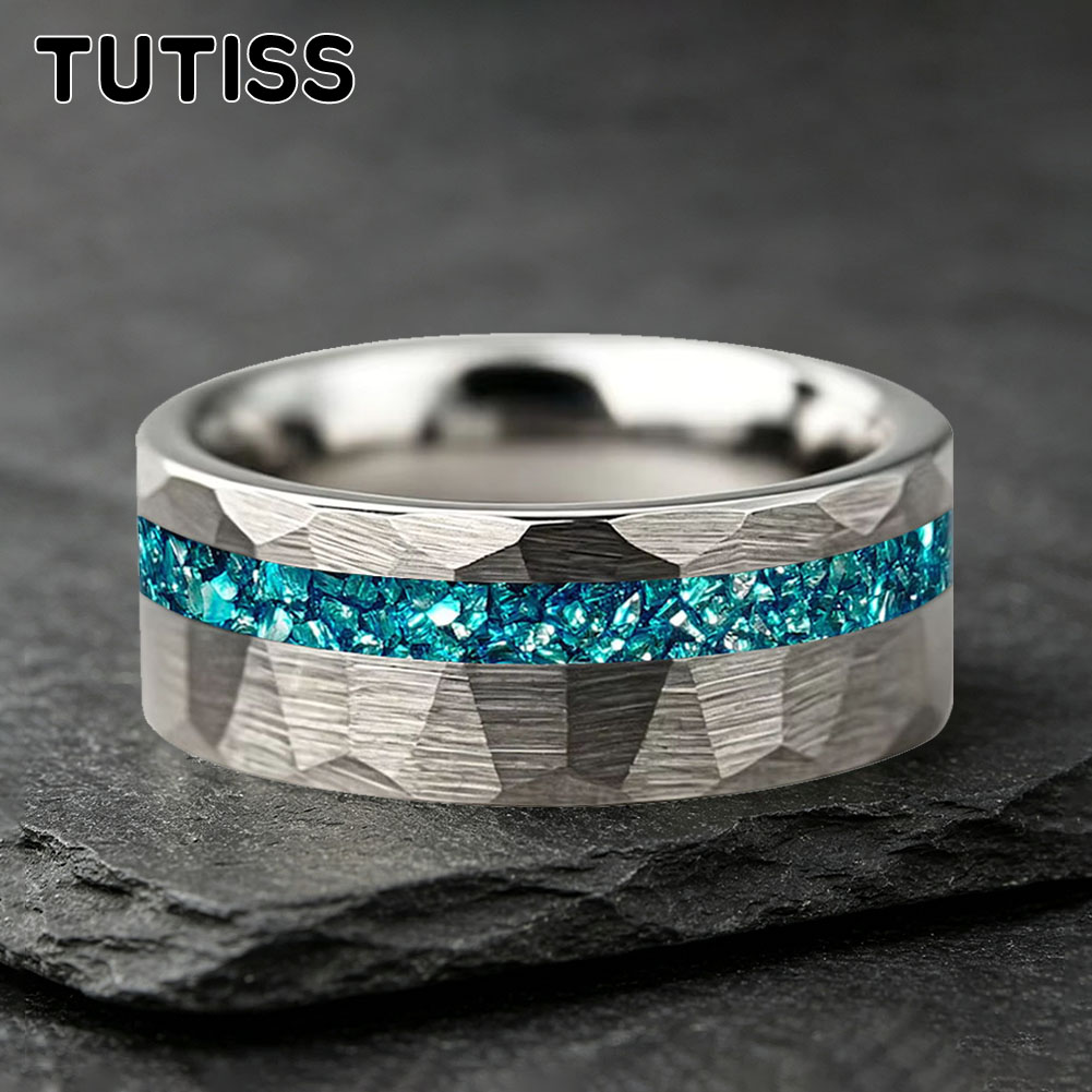 TUTISS 6/8mm Hammered Offset G - огляд і ціна Wedding Zone