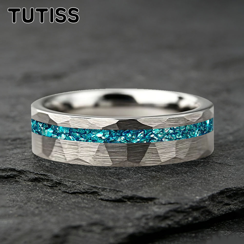 TUTISS 6/8mm Hammered Offset G - огляд і ціна Wedding Zone