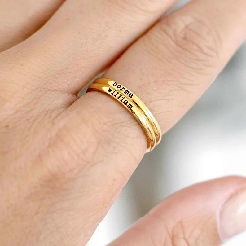 Personalized Engraved Name Rin - огляд і ціна Wedding Zone