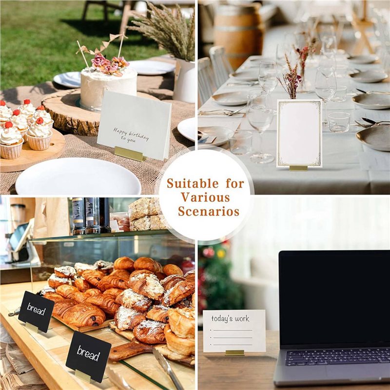 A96I-Gold Table Number Holders - огляд і ціна Table Number Gold