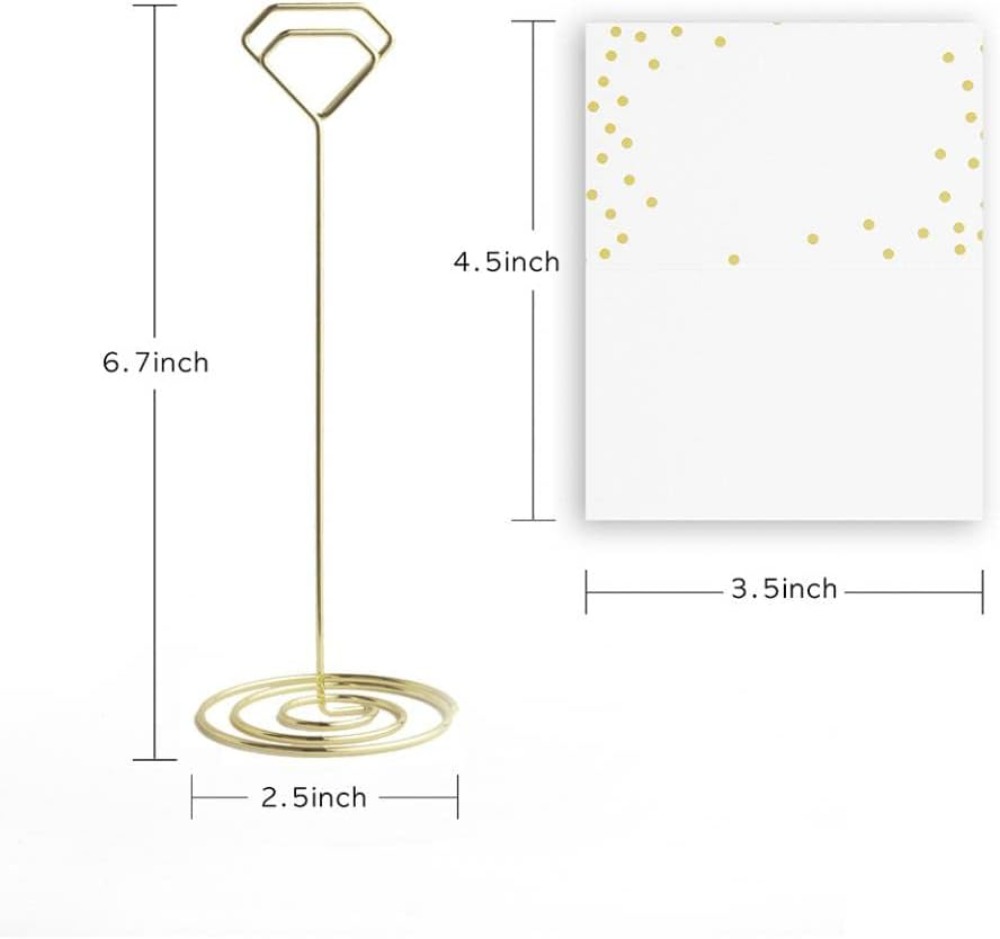 12pcs Unique Table Number Hold - огляд і ціна Place Card Holder
