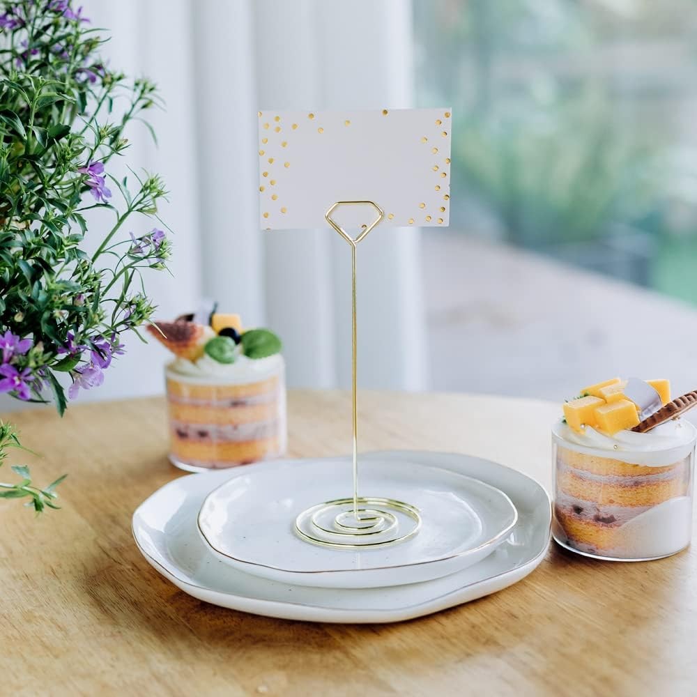 12pcs Unique Table Number Hold - огляд і ціна Place Card Holder