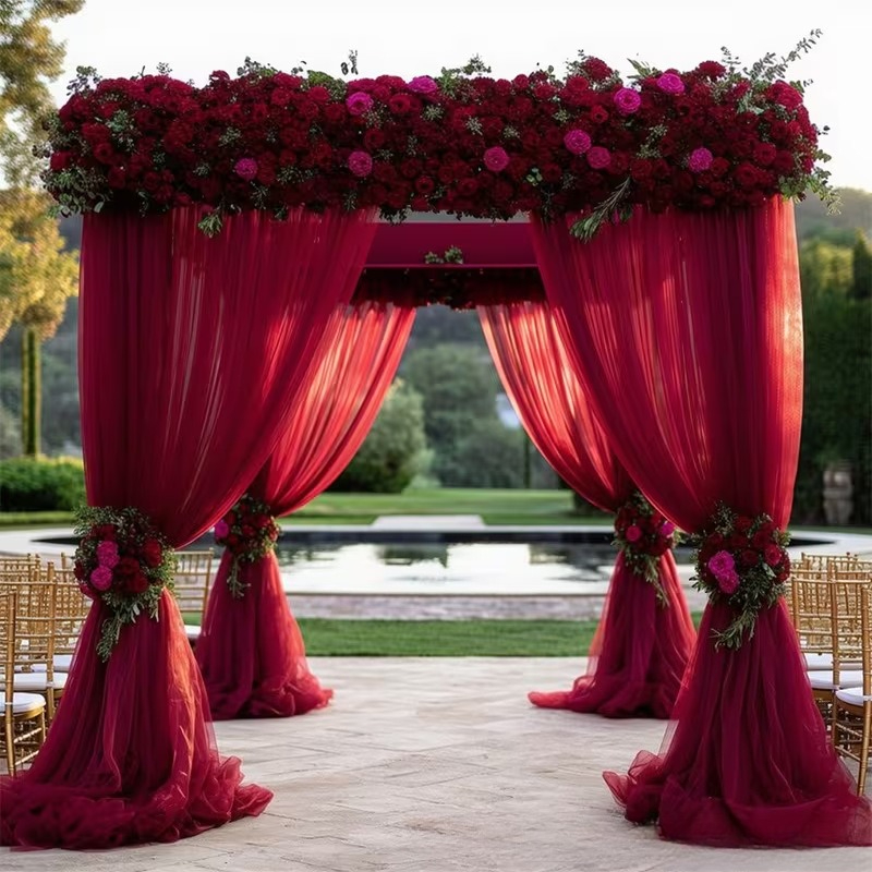 6 Meters Wedding Arch Drape Fa - огляд і ціна Wedding Backdrop Curtain