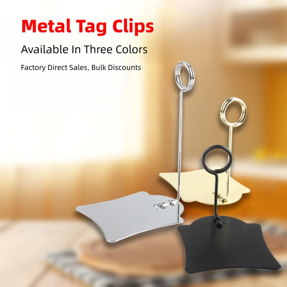Metal Material Metal Pop Clip  - огляд і ціна Table Number Gold