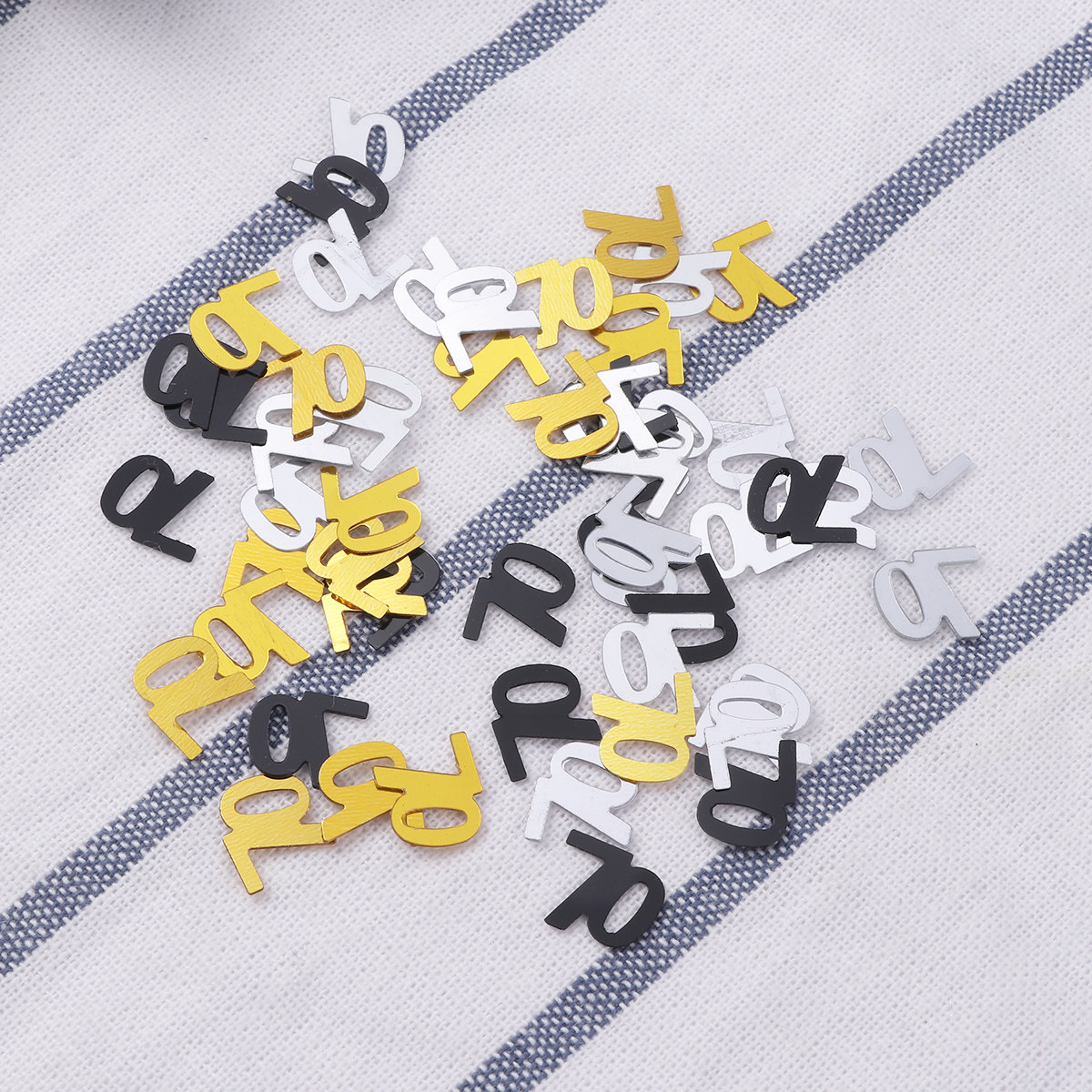 1200Pcs Number Confetti Party  - огляд і ціна Table Number Gold