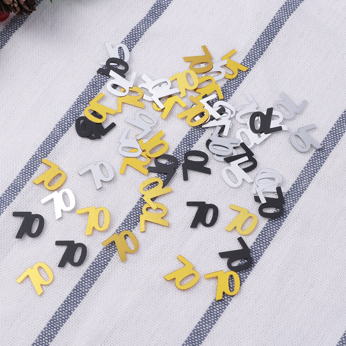 1200Pcs Number Confetti Party  - огляд і ціна Table Number Gold
