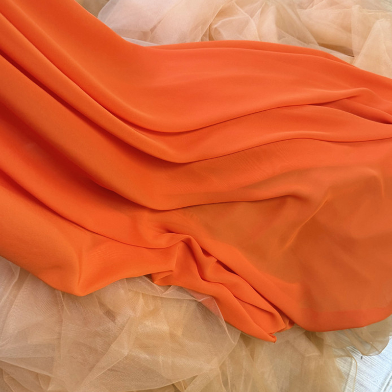 Yellow Orange Chiffon Fabric B - огляд і ціна Wedding Backdrop Curtain