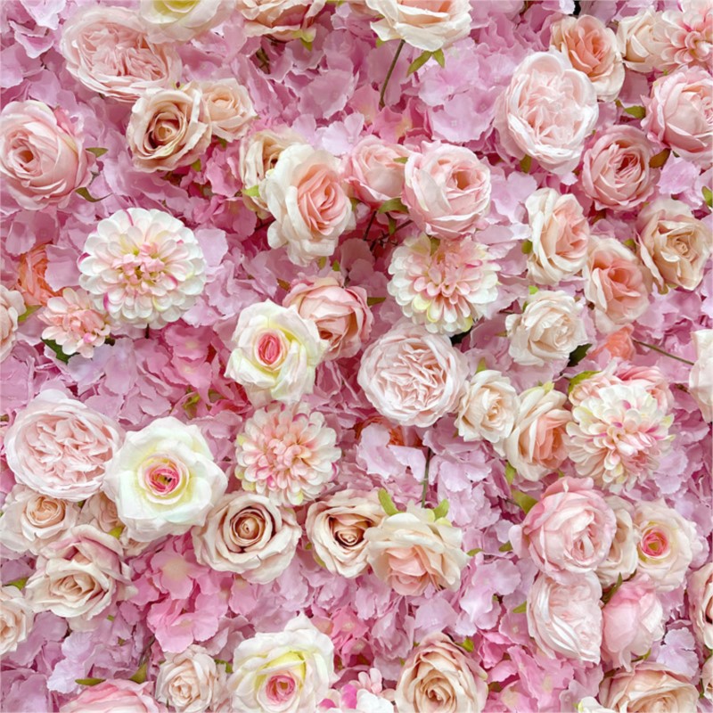 Uflower Pink Rose Hydrangea Cl - огляд і ціна Wedding Backdrop Curtain