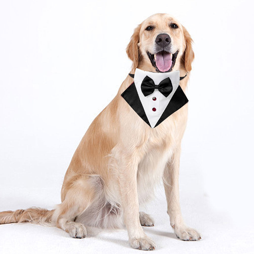 1Set Dog Suit and Bandana Dog  - огляд і ціна Suitsupply Wedding Tuxedo