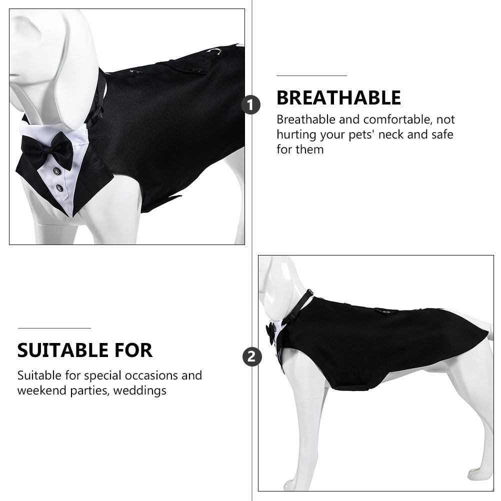 1Set Dog Suit and Bandana Dog  - огляд і ціна Suitsupply Wedding Tuxedo